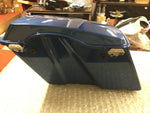 New Harley Chopper Blue??? right Saddlebag Assy OEM Factory FLHT Touring Bagger!