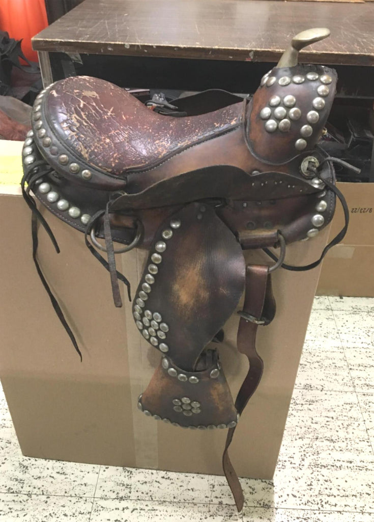 12 Vintage Tandy Leather Saddle Miniature Half-Pint Western Saddle