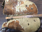 Western Brown Leather Pony Saddle Miniature Horse 12' Covered Stirrups Tapadero