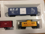 vintage lifelike train roaring diesel train set ho scale in original box