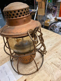 Vtg C&O Railroad Lantern Chesapeake ohio Adlake RR Orig Glass Train 1930's Antiq
