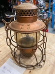 Vtg C&O Railroad Lantern Chesapeake ohio Adlake RR Orig Glass Train 1930's Antiq