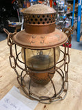 Vtg C&O Railroad Lantern Chesapeake ohio Adlake RR Orig Glass Train 1930's Antiq