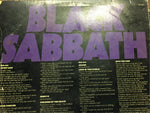 KISS black sabbath master of reality vinyl CONCERT TICKETS 1991 Album 1971 1st r