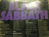 KISS black sabbath master of reality vinyl CONCERT TICKETS 1991 Album 1971 1st r