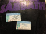 KISS black sabbath master of reality vinyl CONCERT TICKETS 1991 Album 1971 1st r