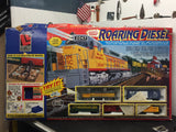 vintage lifelike train roaring diesel train set ho scale in original box