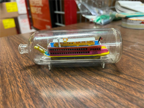 VTG 1990 Galoob Micro Machines Ship in a Bottle River Queen #9