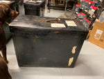 Vintage Travel Box Suitcase Shipping Salesman Display Box 31x13x24 Steamer Train