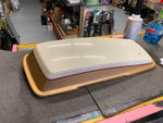 Saddlebag Lid Left Harley Ultra Classic Glide Gold white Bagger