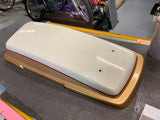 Saddlebag Lid Left Harley Ultra Classic Glide Gold white Bagger