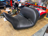 Red White Blue Flag Lowered Seat Gel Harley Bagger FLH Street Glide Ultra 2008^