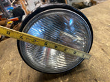 Black Headlight Bucket H4 Bulb Stanley Honda CB Cafe KZ GS XS Motorcycle Kawasak