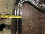 Santee Snub Nose Exhaust Stacked 1.75 Softail 1986 up With Heat shields