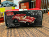 Vtg Replicas Collectible 1957 Corvette Red & White Hardtop Corvette with Box