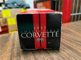 Vtg Replicas Collectible 1957 Corvette Red & White Hardtop Corvette with Box