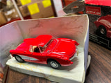 Vtg Replicas Collectible 1957 Corvette Red & White Hardtop Corvette with Box