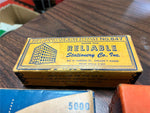 VTG Mid Century 1950s Lot of 3 Swingline Staples Boxes No. 3, 4, 847