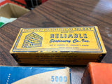 VTG Mid Century 1950s Lot of 3 Swingline Staples Boxes No. 3, 4, 847