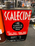 Vintage Scalecide Oil Tin Can Dormont Spray Tree Metal nice Graphix Collectible!