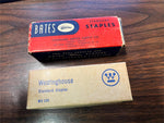 VTG Mid Century 1950s Lot of Boxes of staples Westinghouse & Bates Mercury