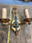 Vtg Cast Light Fixtures Victorian Art Deco Antique 1920's Fancy Antique Sconce!