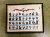 Vtg 1970s Framed Presidents Of The United States Through Nixon 11X14 Picture