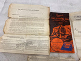 VTG 1953 Railroad RR Train Time Finance Paychecks Book Prr Pennsylvania PA