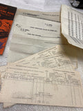 VTG 1953 Railroad RR Train Time Finance Paychecks Book Prr Pennsylvania PA