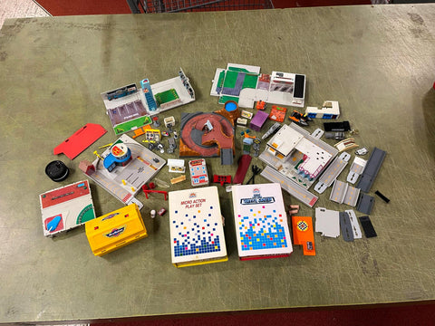 VTG 1980-90s Galoob Micro Machines Mega Lot of Playsets and Accessories