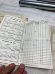 VTG 1953 Railroad RR Train Time Finance Paychecks Book Prr Pennsylvania PA