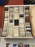 Selling lot of baseball cards hockey Football huge box collection 1990's Vintage