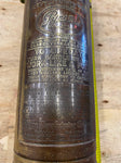 Vtg Brass Fire Extinguisher Auto Truck Bracket Pyrene Vehicle Harley Motorcycle