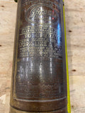 Vtg Brass Fire Extinguisher Auto Truck Bracket Pyrene Vehicle Harley Motorcycle