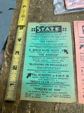 1938 Sparks Theatre Eustis FL Vtg Tickets Vauedeville Show Musical vogues Firefl