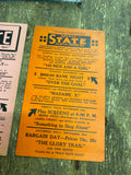 1938 Sparks Theatre Eustis FL Vtg Tickets Vauedeville Show Musical vogues Firefl