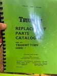 TRIUMPH TRIDENT Parts Book Manual T150 750 Motorcycle 1973