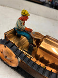 vtg 1939 Marx copper toned climbing tractor works rare collectable toy