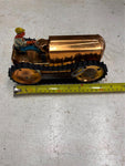 vtg 1939 Marx copper toned climbing tractor works rare collectable toy