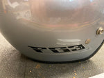 HJC 3/4 Helmet Silver Small Vented . Used Visor Nice Shape Motorcycle Small