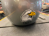 HJC 3/4 Helmet Silver Small Vented . Used Visor Nice Shape Motorcycle Small
