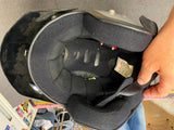 HJC 3/4 Helmet Silver Small Vented . Used Visor Nice Shape Motorcycle Small