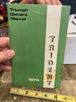 TRIUMPH TRIDENT Repair Book Service Manual T150 750 Motorcycle Workshop