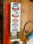 Vtg Advertising Display Luscons Steering Fluid Oil Can Dealer Service Station 50