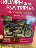 Triumph BSA Triples: The Complete Story Trident Rocket 3 T150 Book Mic Duckworth