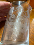 1847 Liberia commemorative Glass Flag Love Liberty Historic Colonial Anniversary