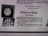 1926 Dickory Dock Peg Game Aderman Fairchild Board Puzzle Vtg Antique Early