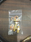 Galfer Front Superbike Black Brake Line Kit 2006-2008 Kaw X10 NOS Brass Fittings
