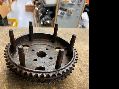 1936-1942 Indian Sport Scout 741 Military Clutch Hub Double chain OEM 74765