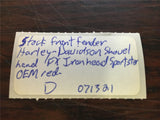 Stock front fender Harley-Davidson Shovelhead FX Ironhead Sportster OEM red